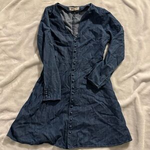 Madewell Blue Denim Dress